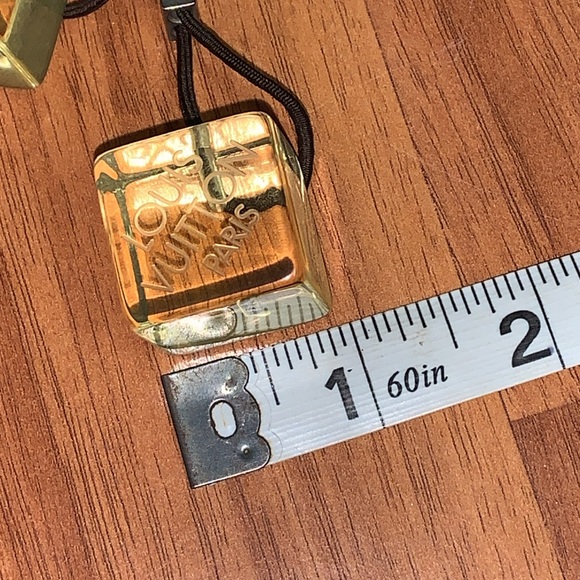 Authentic Louis Vuitton Cube Hair Elastic main image 6